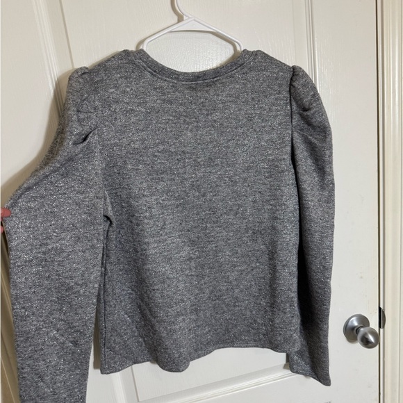 Les Serein Puff Shoulder Gray sweater - L - NWT - Picture 6 of 7